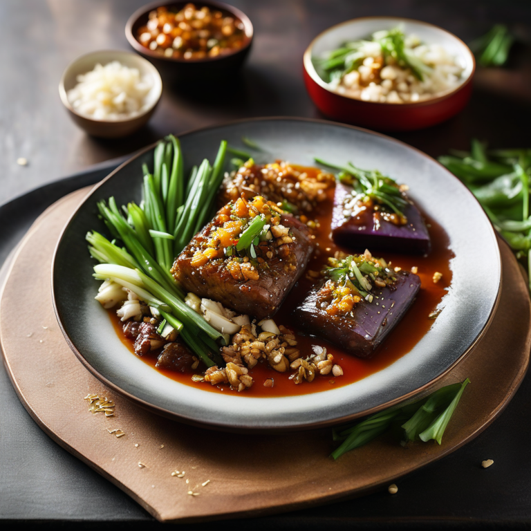 Sichuan Garlic Eggplant